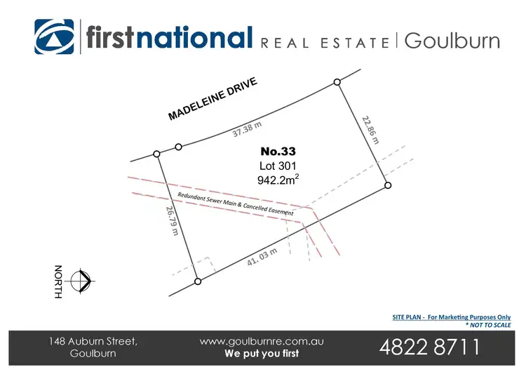 Floorplan of Homely land listing, 33 Madeleine Drive, Goulburn NSW 2580