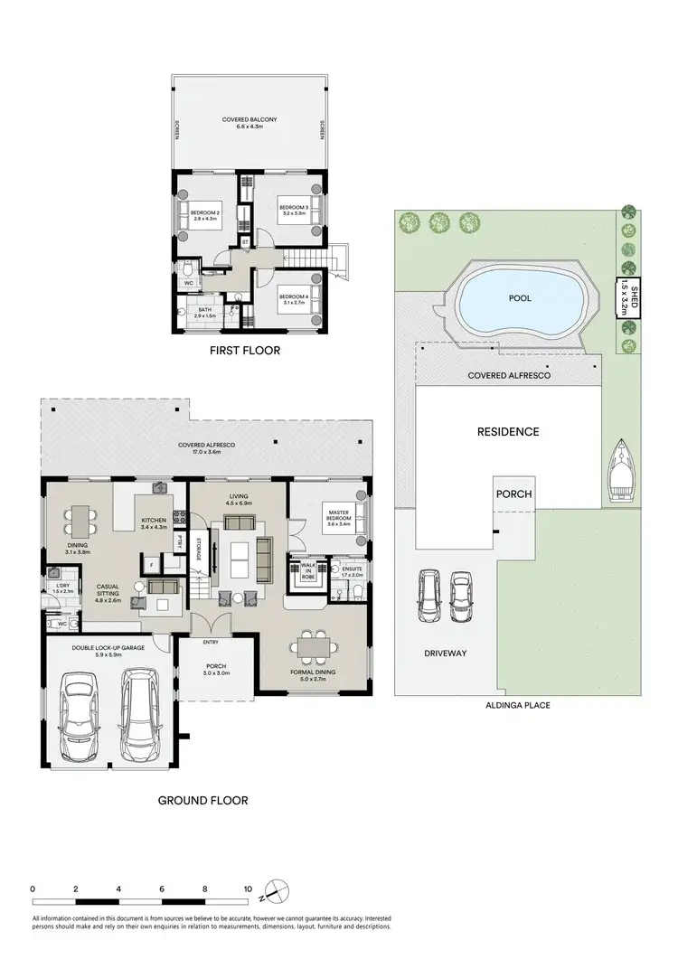 Floorplan of Homely house listing, 8 Aldinga Place, Mooloolaba QLD 4557