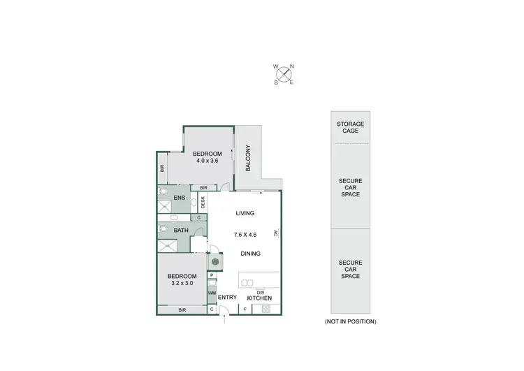 Floorplan of Homely apartment listing, 9/2 Alfred Street, Aspendale VIC 3195