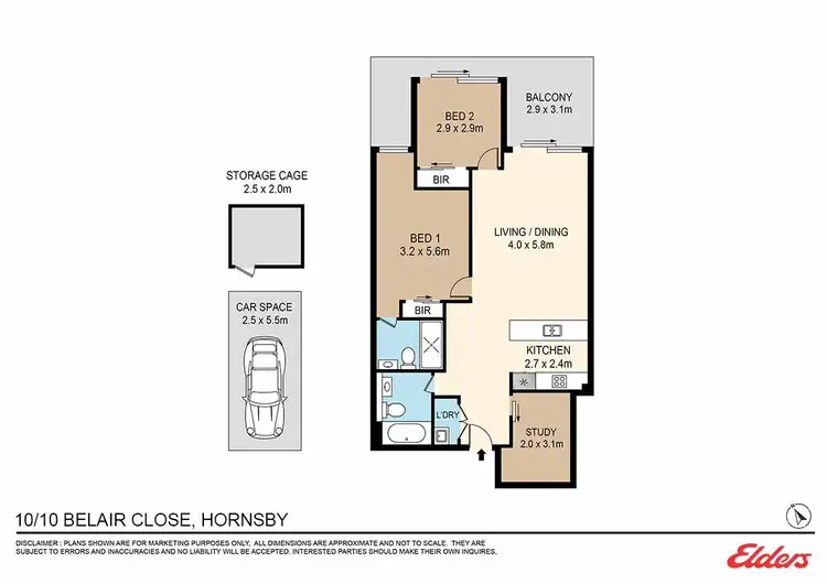 Floorplan of Homely apartment listing, 10/10 Belair Close, Hornsby NSW 2077