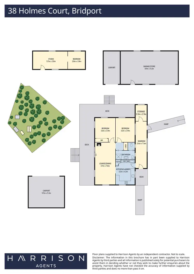Floorplan of Homely house listing, 38 Holmes Court, Bridport TAS 7262