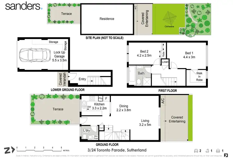 Floorplan of Homely townhouse listing, 3/24-26 Toronto Parade, Sutherland NSW 2232