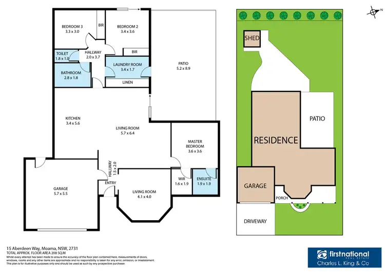 Floorplan of Homely house listing, 15 Aberdeen Way, Moama NSW 2731