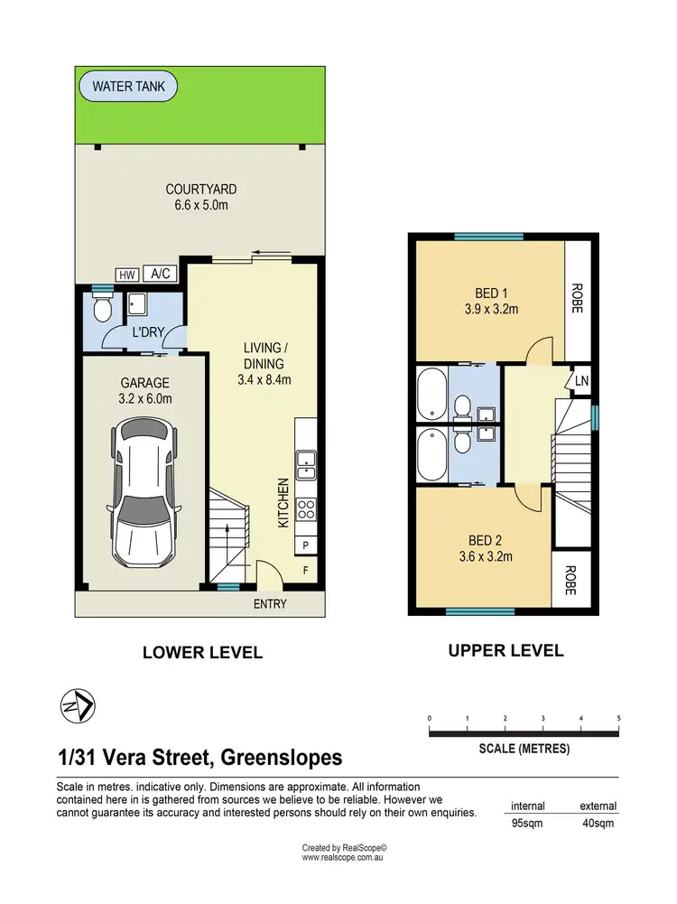 Floorplan of Homely townhouse listing, 1/31 Vera Street, Greenslopes QLD 4120