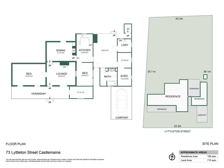 Floorplan of Homely house listing, 73 Lyttleton Street, Castlemaine VIC 3450