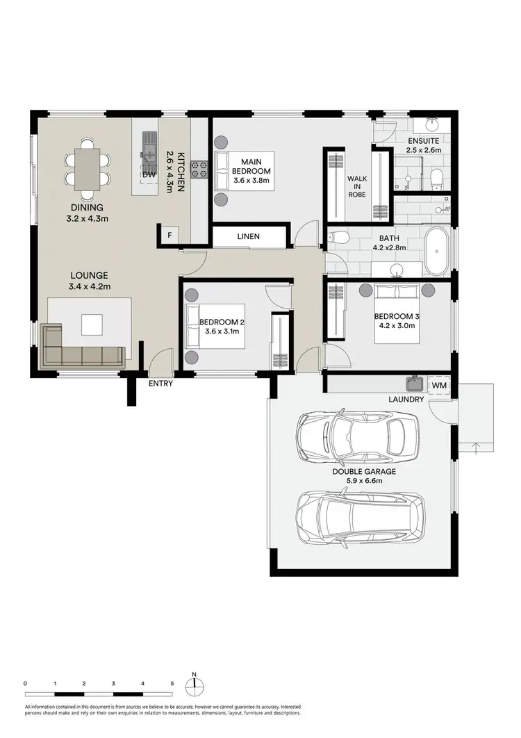 Floorplan of Homely unit listing, 1/142 Nicholls Street, Devonport TAS 7310