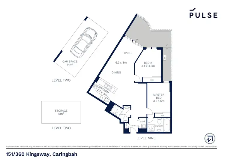 Floorplan of Homely apartment listing, 151/360 Kingsway, Caringbah NSW 2229