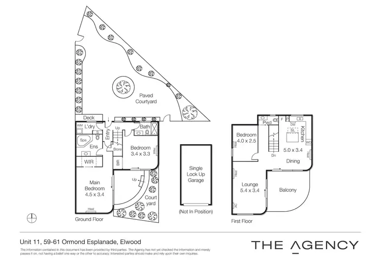 Floorplan of Homely townhouse listing, 11/59-61 Ormond Esplanade, Elwood VIC 3184