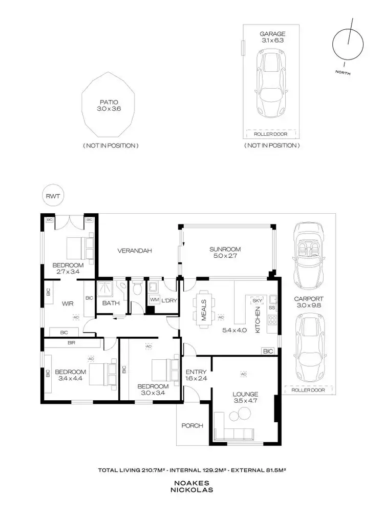 Floorplan of Homely house listing, 47 Paringa Avenue, Somerton Park SA 5044