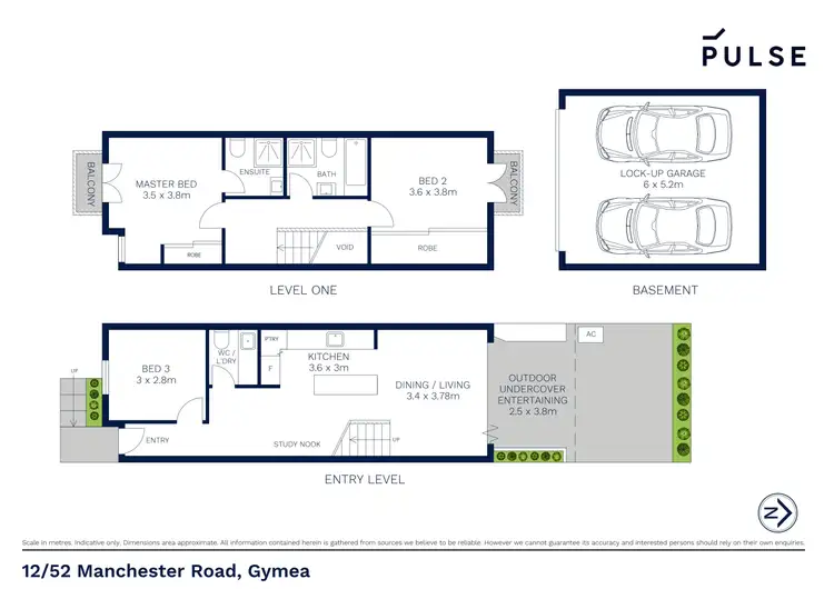 Floorplan of Homely townhouse listing, 12/52-56 Manchester Road, Gymea NSW 2227