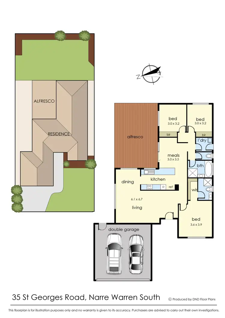 Floorplan of Homely house listing, 35 St Georges Road, Narre Warren South VIC 3805
