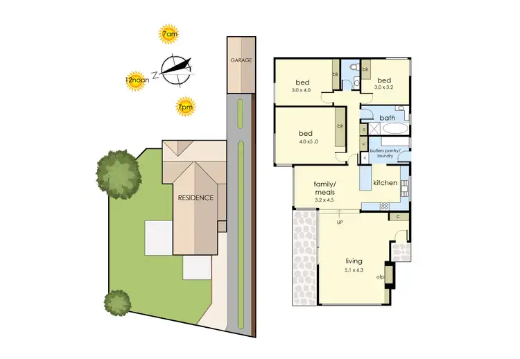 Floorplan of Homely house listing, 1/637 Nepean Highway, Frankston South VIC 3199