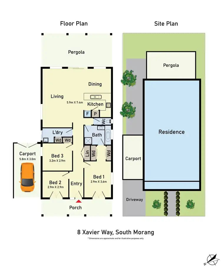 Floorplan of Homely house listing, 8 Xavier Way, South Morang VIC 3752