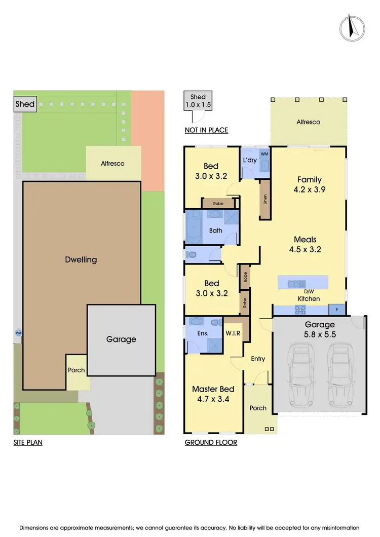 Floorplan of Homely house listing, 42 Dargo Crescent, Doreen VIC 3754