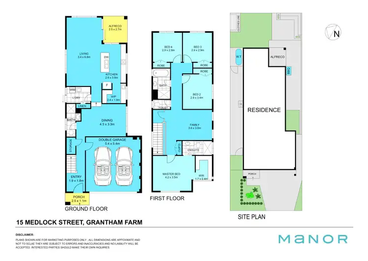Floorplan of Homely house listing, 15 Medlock Street (Grantham Farm), Riverstone NSW 2765
