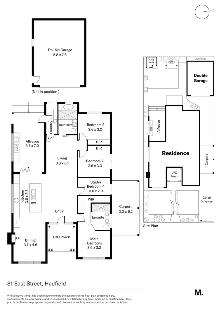 Floorplan of Homely house listing, 81 East Street, Hadfield VIC 3046