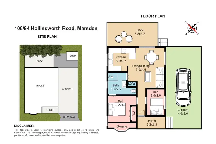 Floorplan of Homely house listing, 106/140 Hollinsworth Road, Marsden Park NSW 2765