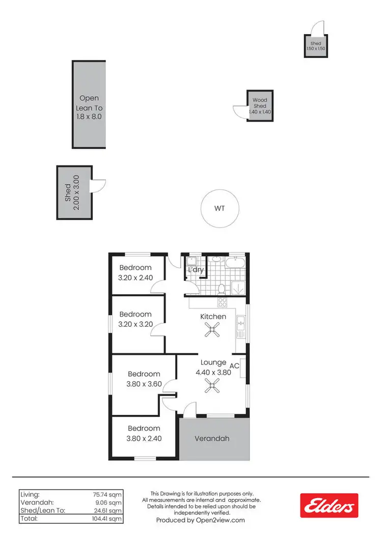 Floorplan of Homely house listing, 9 Margaret Street, Jamestown SA 5491