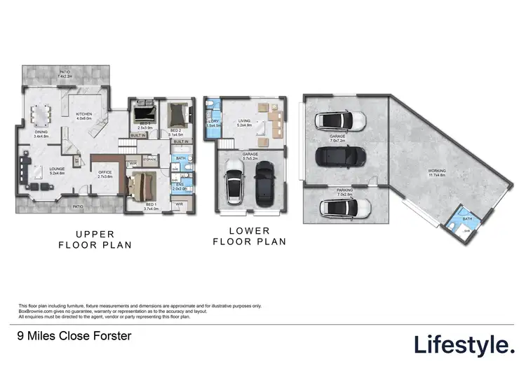 Floorplan of Homely house listing, 9 Miles Close, Forster NSW 2428