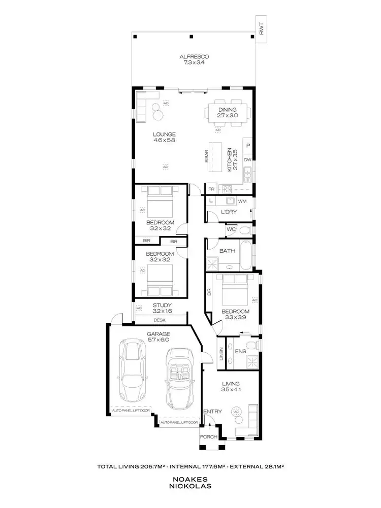 Floorplan of Homely house listing, 35A Bells Road, Glengowrie SA 5044