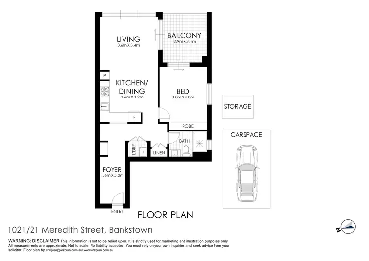 Floorplan of Homely apartment listing, 1021/21 Meredith Street, Bankstown NSW 2200