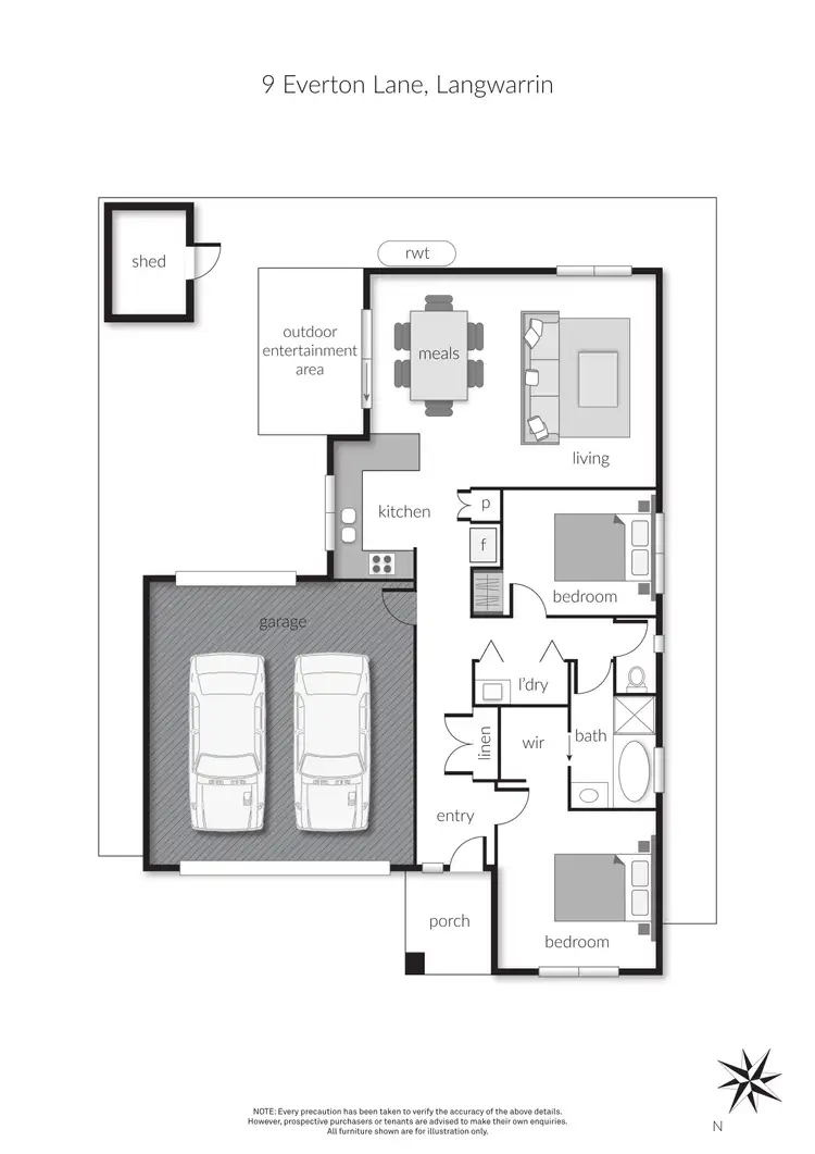 Floorplan of Homely house listing, 9 Everton Lane, Langwarrin VIC 3910