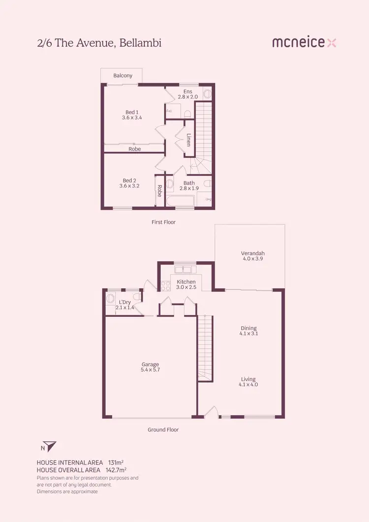 Floorplan of Homely villa listing, 2/6 The Avenue, Bellambi NSW 2518