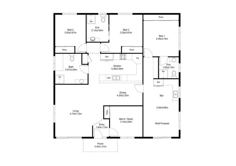 Floorplan of Homely house listing, 17A Drews Road, Tanah Merah QLD 4128