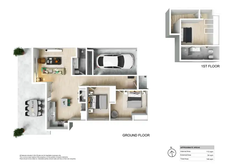 Floorplan of Homely townhouse listing, 5/34 Morgan Street, Merewether NSW 2291