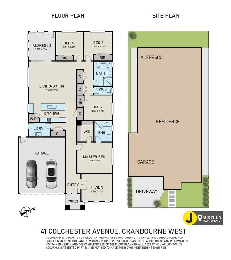 Floorplan of Homely house listing, 41 Colchester Avenue, Cranbourne West VIC 3977