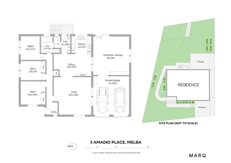 Floorplan of Homely house listing, 3 Amadio Place, Melba ACT 2615
