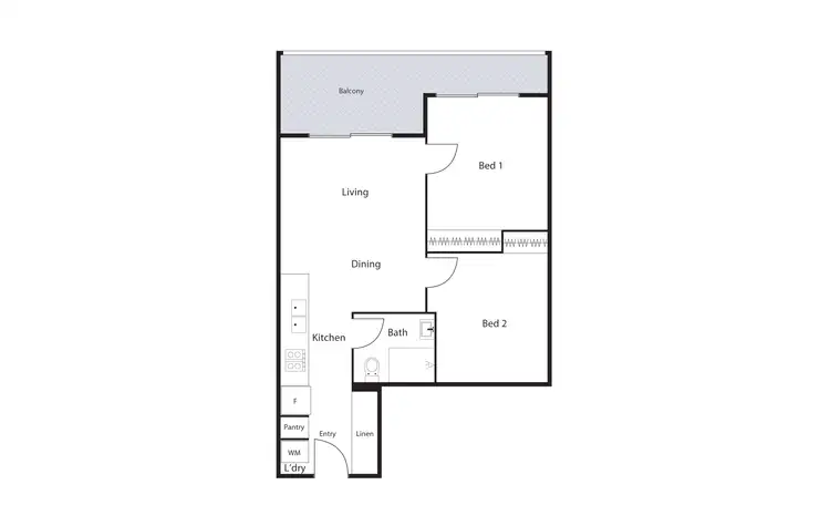 Floorplan of Homely townhouse listing, 15/2 Bamblett Rise, Denman Prospect ACT 2611