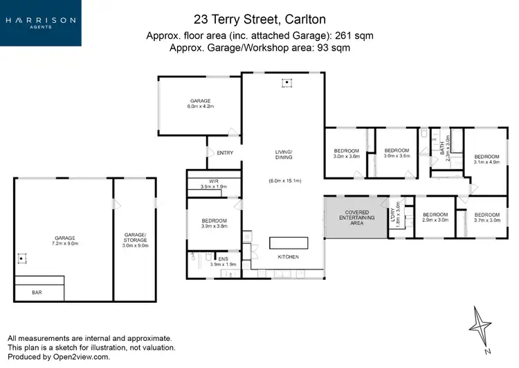Floorplan of Homely house listing, 23 Terry Street, Carlton TAS 7173