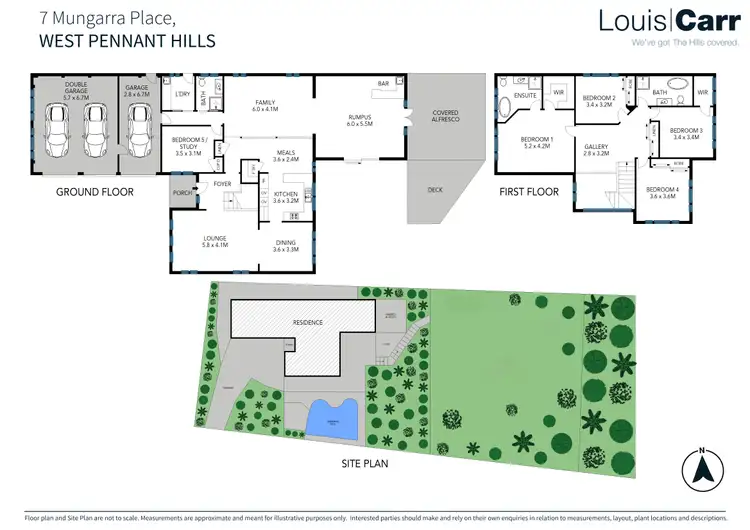 Floorplan of Homely house listing, 7 Mungarra Place, West Pennant Hills NSW 2125