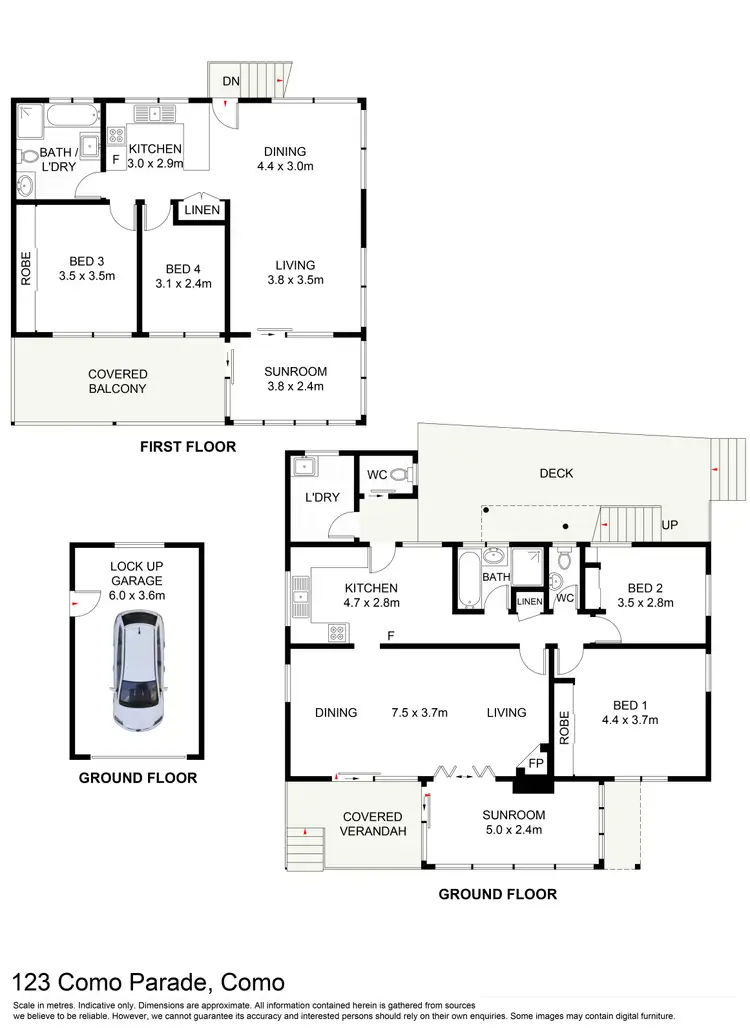 Floorplan of Homely house listing, 123 Como Parade, Como NSW 2226