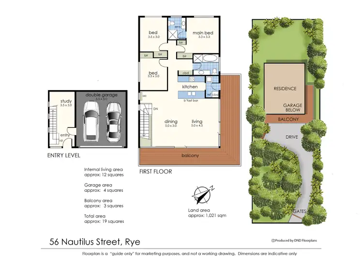 Floorplan of Homely house listing, 56 Nautilus Street, Rye VIC 3941