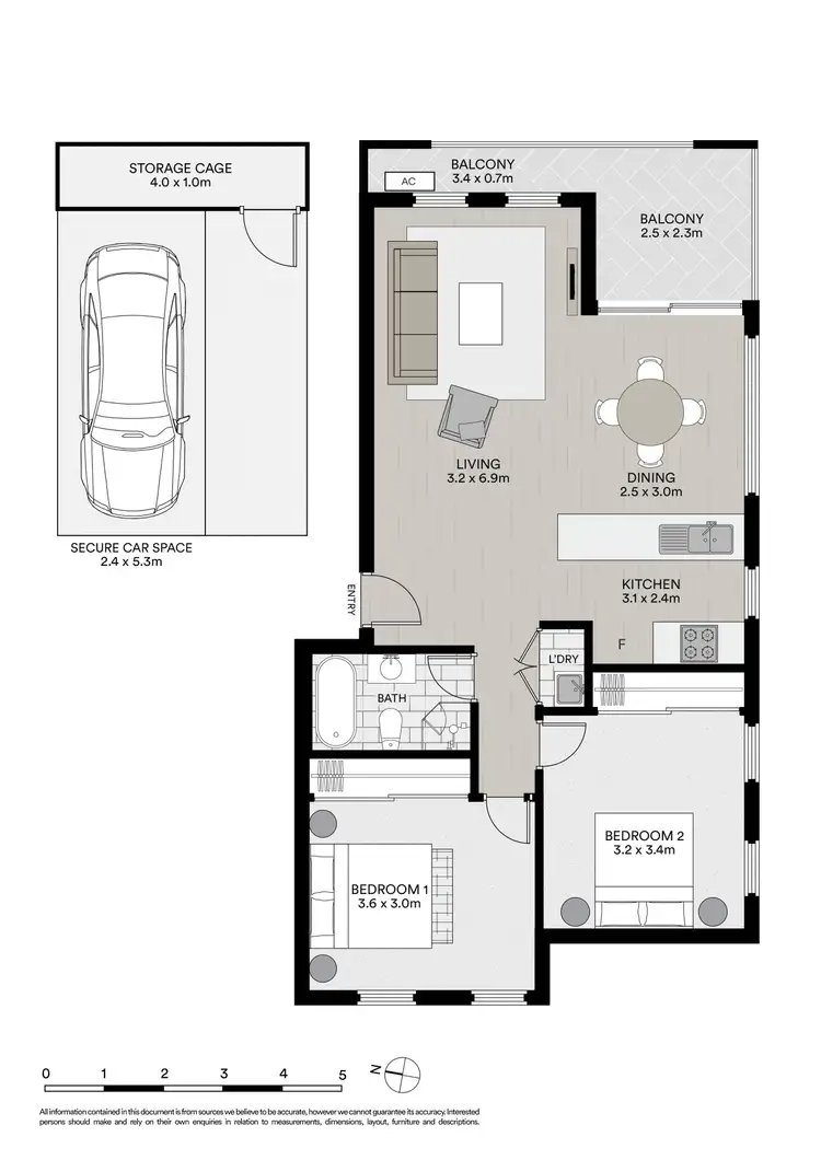 Floorplan of Homely apartment listing, 109/47 Ryde Street, Epping NSW 2121