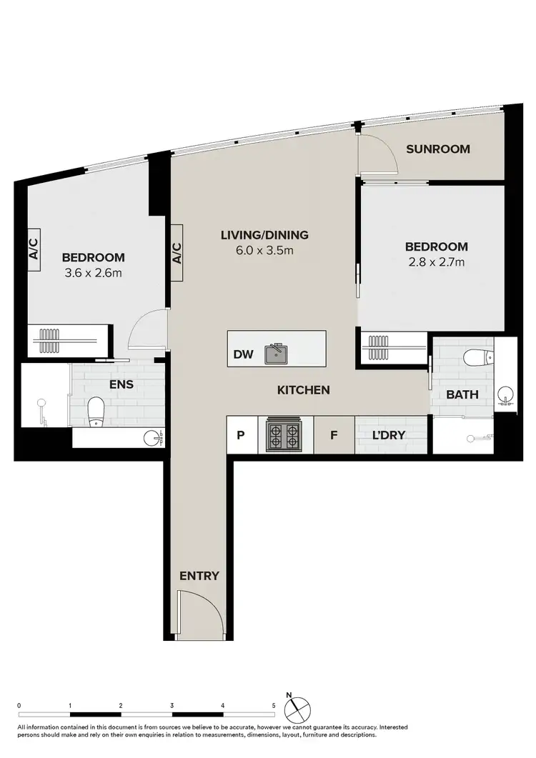 Floorplan of Homely apartment listing, 6207/127-141 A'beckett Street, Melbourne VIC 3000