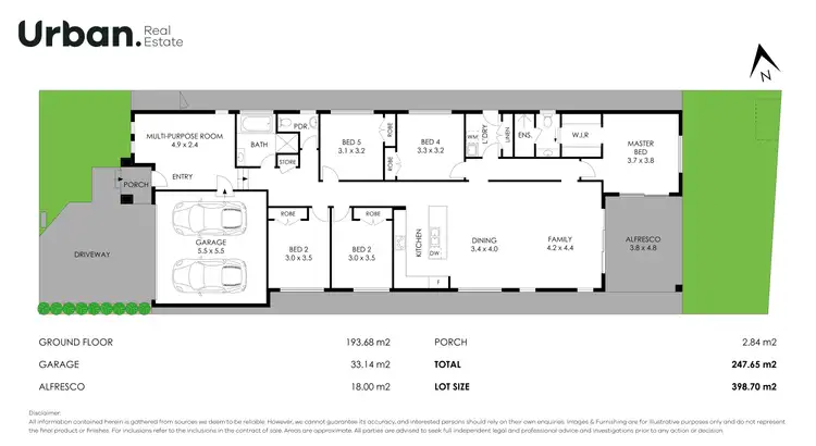Floorplan of Homely house listing, 23 Parhelion Street, Austral NSW 2179