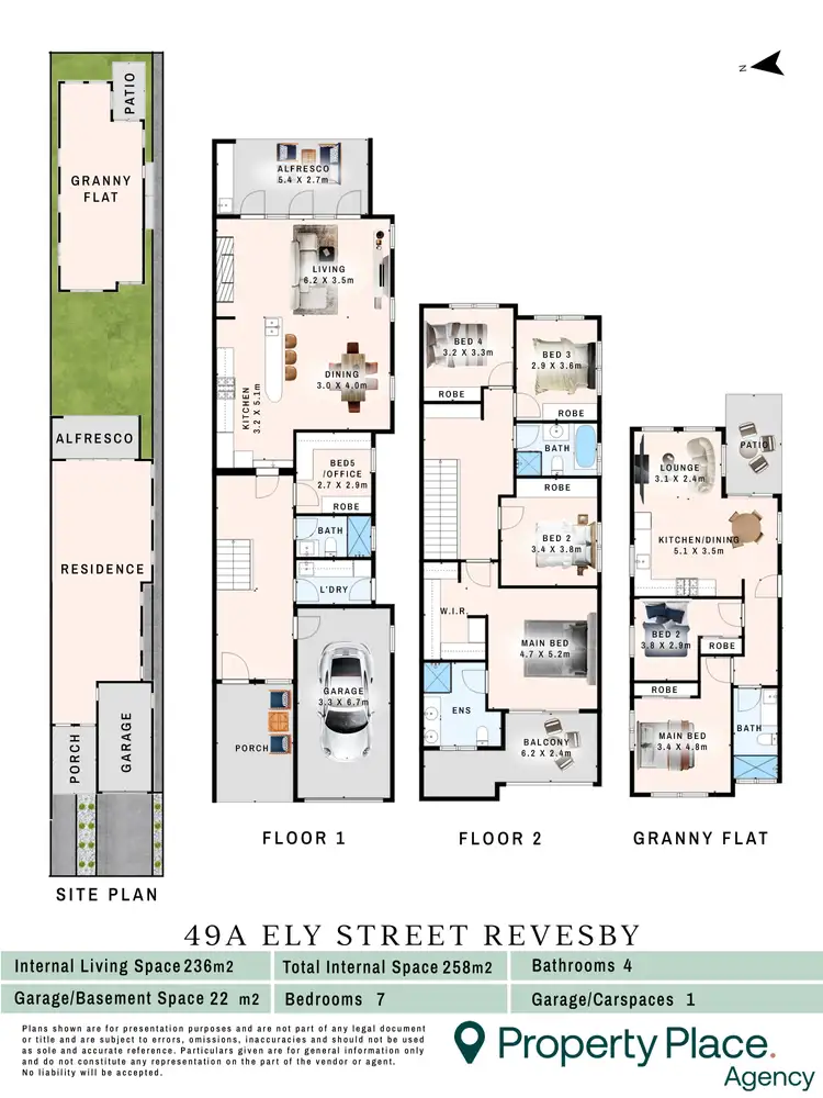 Floorplan of Homely semi-detached listing, 49A Ely Street, Revesby NSW 2212