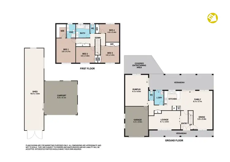 Floorplan of Homely rural property listing, 46 Hanckel Road, Oakville NSW 2765