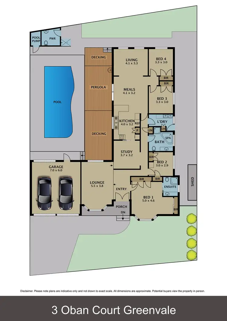 Floorplan of Homely house listing, 3 Oban Court, Greenvale VIC 3059