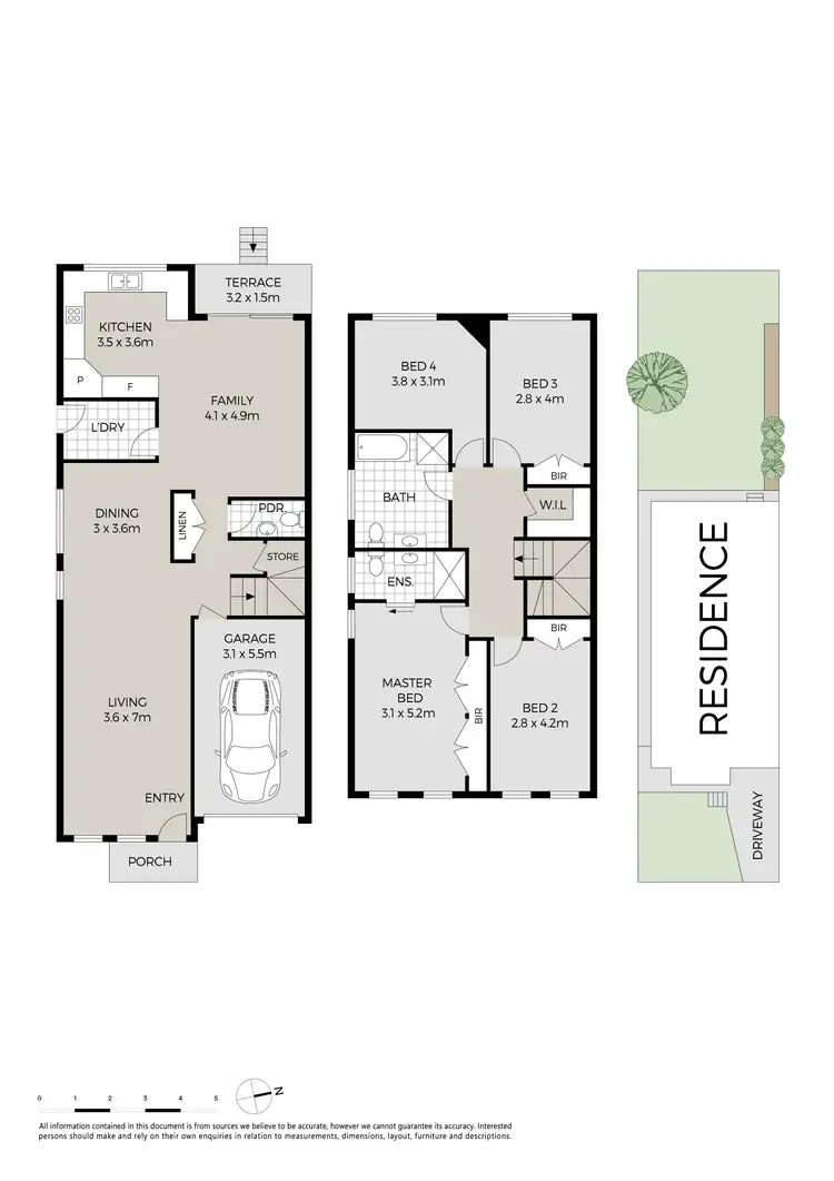 Floorplan of Homely semi-detached listing, 46 Kirby Street, Rydalmere NSW 2116