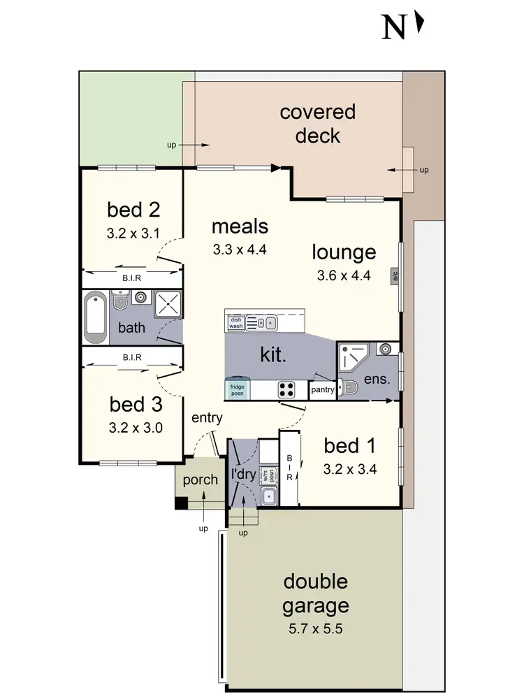 Floorplan of Homely unit listing, 3/8 Kerr Street, Lilydale VIC 3140