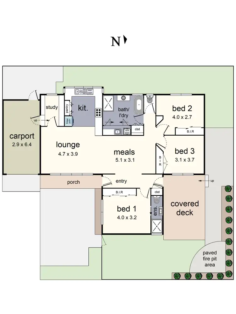Floorplan of Homely house listing, 47A Margaret Street, Kilsyth VIC 3137