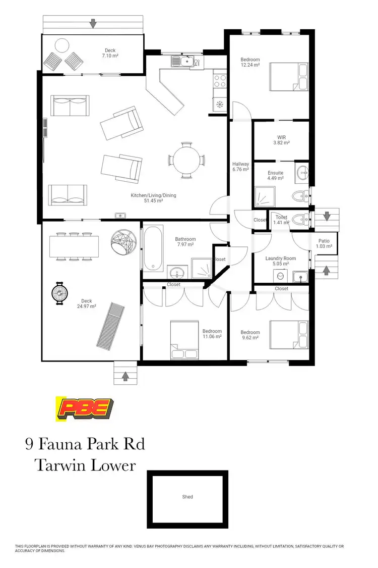 Floorplan of Homely house listing, 9 Fauna Park Road, Tarwin Lower VIC 3956