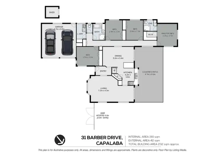 Floorplan of Homely house listing, 31 Barber Drive, Capalaba QLD 4157