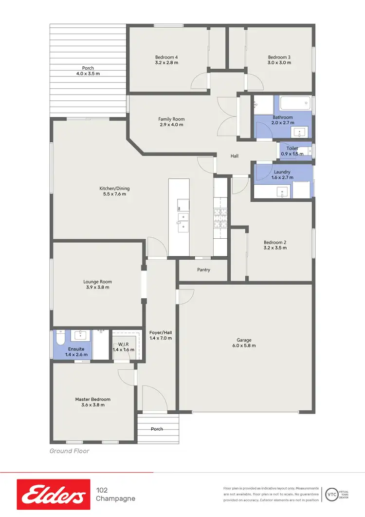Floorplan of Homely house listing, 102 Champagne Drive, Dubbo NSW 2830