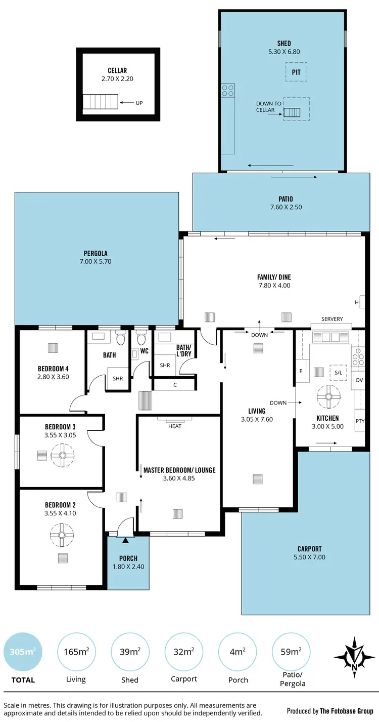 Floorplan of Homely house listing, 44 Loader Street, Glynde SA 5070