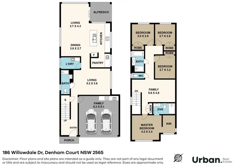 Floorplan of Homely house listing, 186 Willowdale Drive, Denham Court NSW 2565